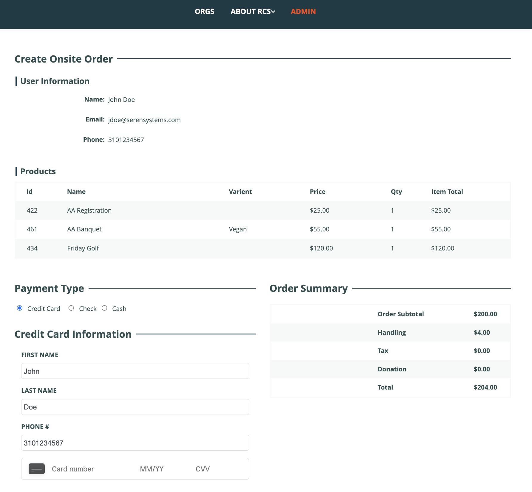 Payment Processing